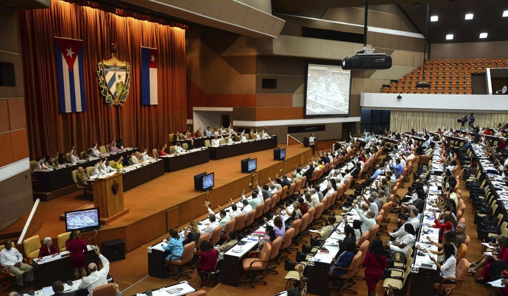 Members of the National Assembly voting. Photo: AP Members of the National Assembly voting. Photo: AP