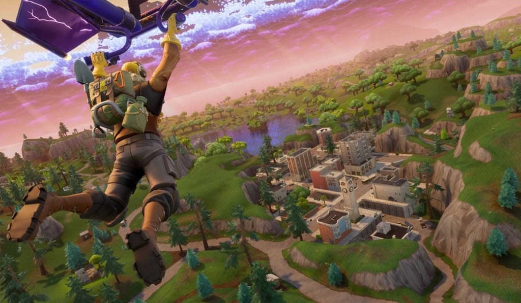 A game of Fortnite sees 100 players dropping into a location and battling until there is only one player or team left. Photo: Nintendo