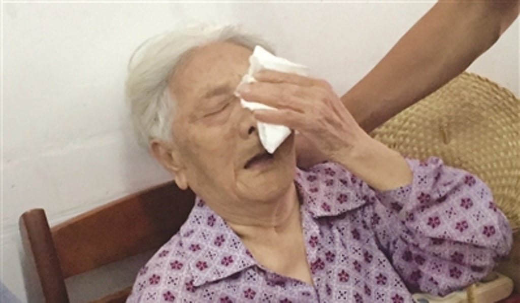 Peng Renshou, 94, said she was captured in 1939, aged 14. Photo: Handout