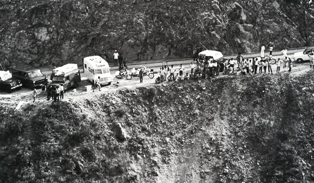 The accident occurred along Keung Shan Road on Lantau Island.
