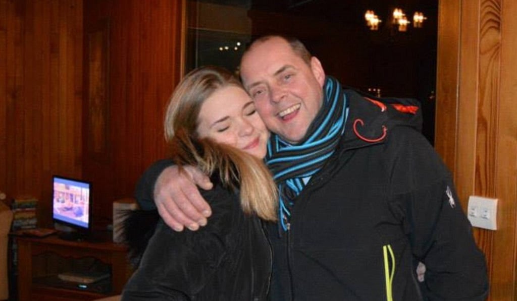 Ellie Soutter with her father Tony. Photo: Facebook/Tony Soutter Ellie Soutter with her father Tony. Photo: Facebook/Tony Soutter