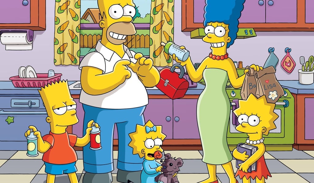 Fox TV show characters from ‘The Simpsons’. Photo: Fox via AP
