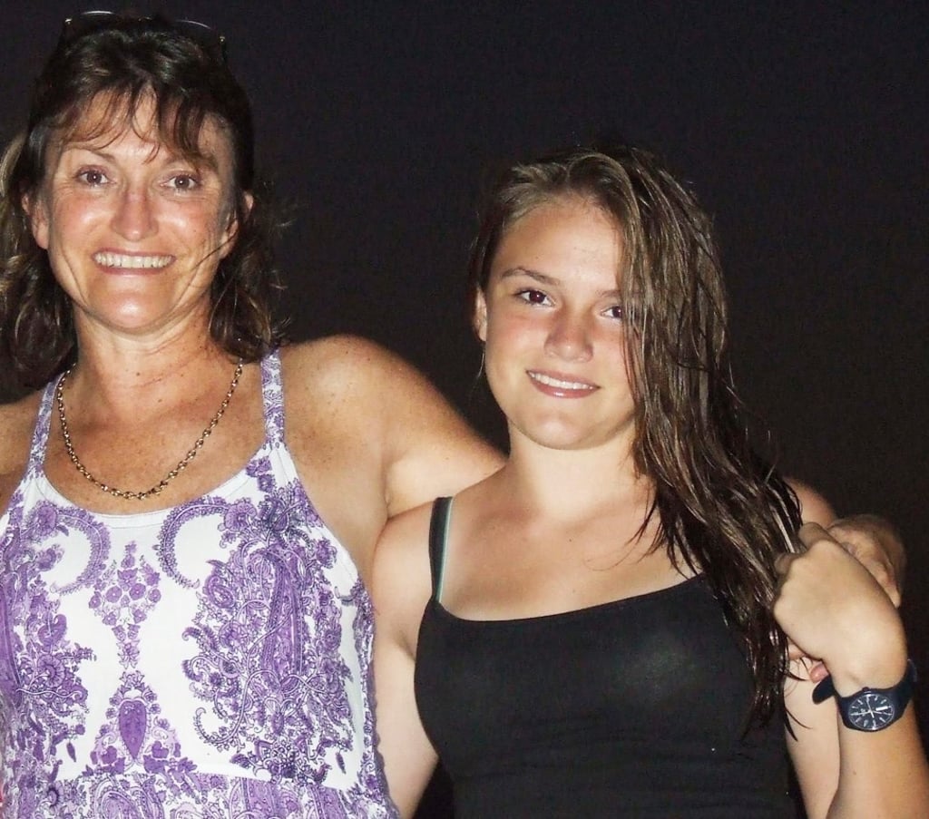 Caroline and her daughter Saskia, who suffers from myalgic encephalomyelitis or ME. Caroline and her daughter Saskia, who suffers from myalgic encephalomyelitis or ME.