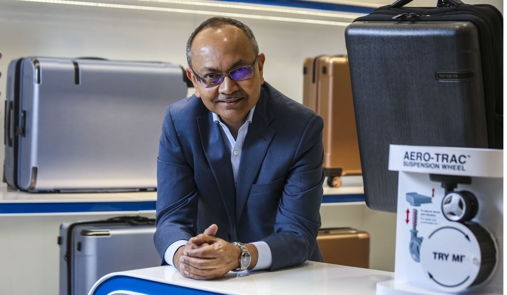 Subrata Dutta, president of Samsonite Asia-Pacific, says the company continues to perform strongly. Photo: Xiaomei Chen