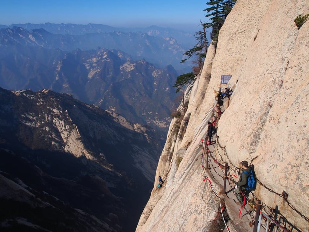 Visitors must register for 'world's most dangerous hike' in China after  death plunge | South China Morning Post, image size:1024x768
