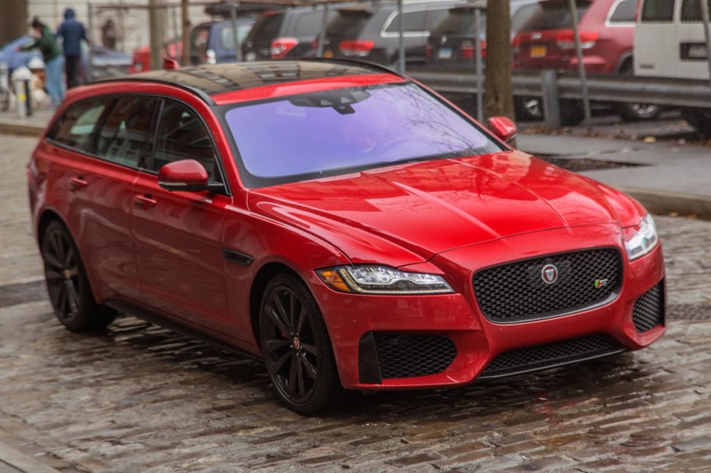 The 2018 Jaguar XF Sportbrake S AWD wagon. Photo: Hollis Johnson/Business Insider