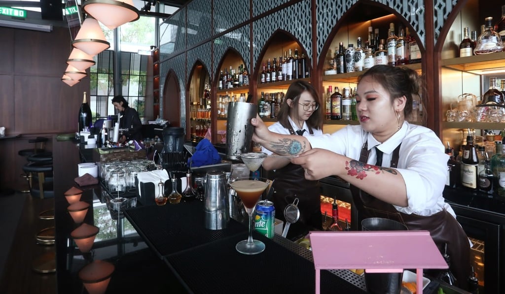 The cocktails look good and taste good too at Pong. Photo: Jonathan Wong