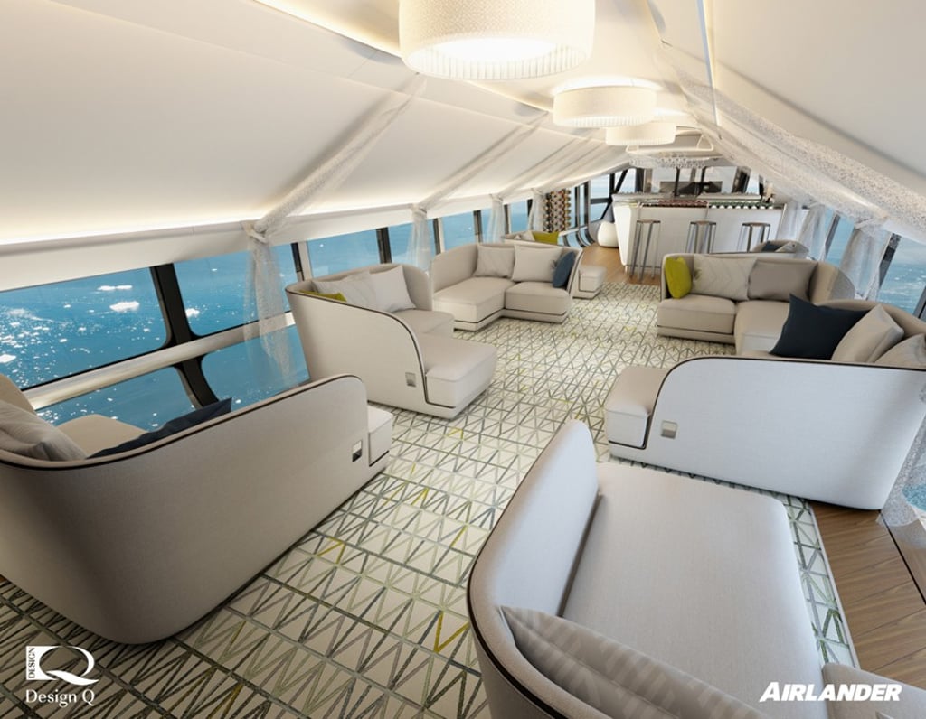 The Airlander has plush interiors.