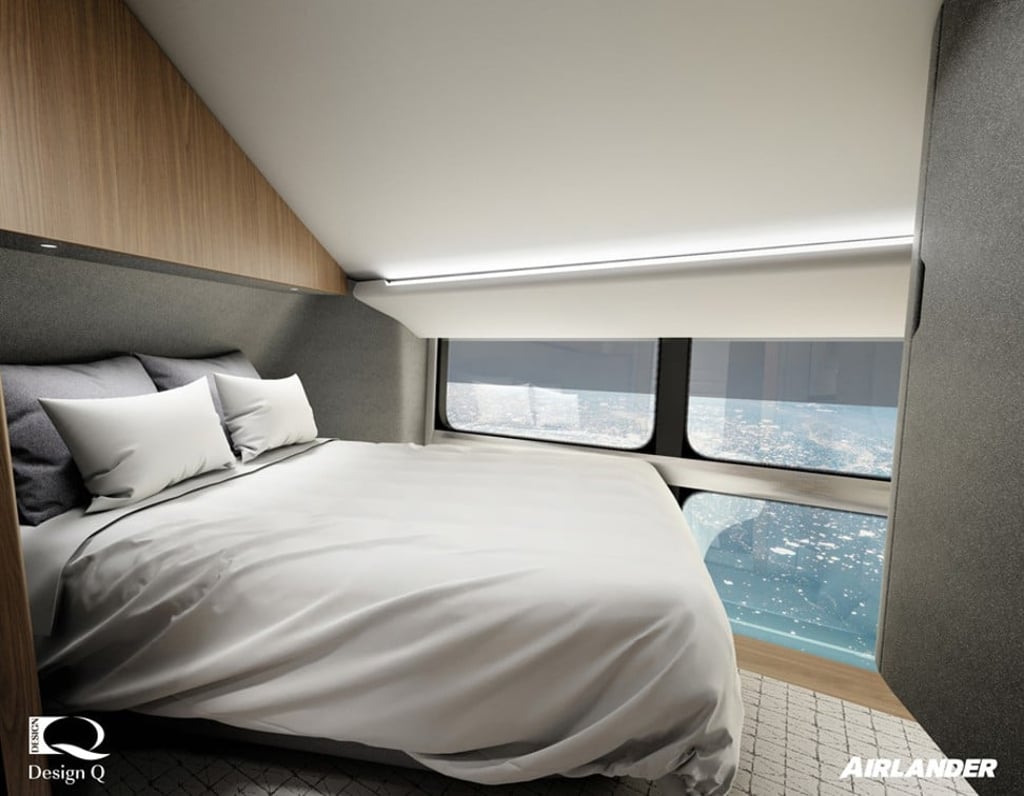 The Airlander’s en-suite bedroom