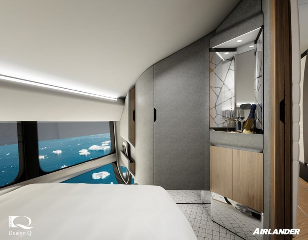 The Airlander’s spacious bathroom
