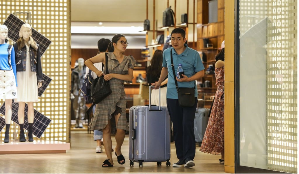 Shoppers at Times Square mall in Causeway Bay. Photo: Dickson Lee