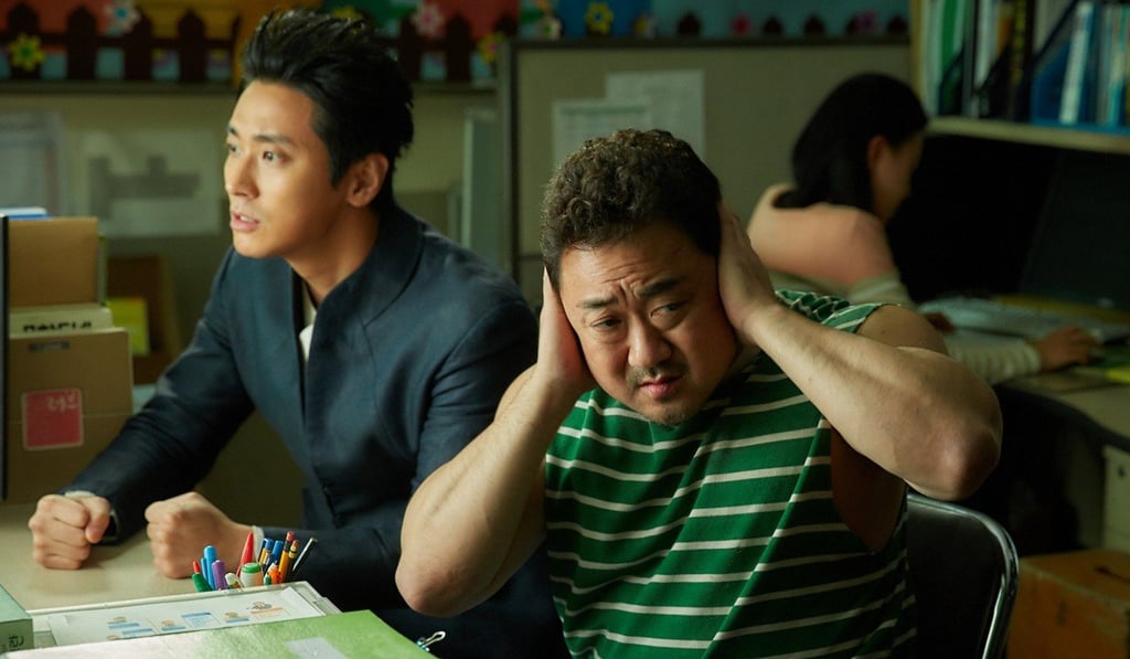 Ma Dong-seok (right) plays a supporting role in Along with the Gods: The Last 49 Days.