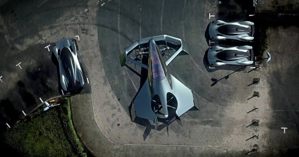 The Aston Martin Volante Vision Concept shows who’s boss in the company car park.