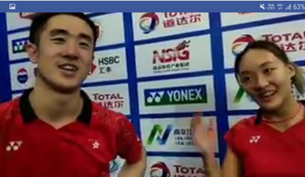 Tang Chun-man and Tse Ying-suet are happy with their latest success. Photo: Edwin Leung/Facebook Tang Chun-man and Tse Ying-suet are happy with their latest success. Photo: Edwin Leung/Facebook