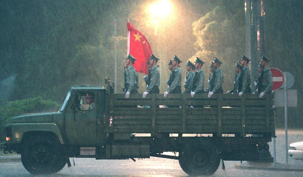 People’s Liberation Army troops enter Hong Kong on June 30, 1997. Photo: SCMP Archive