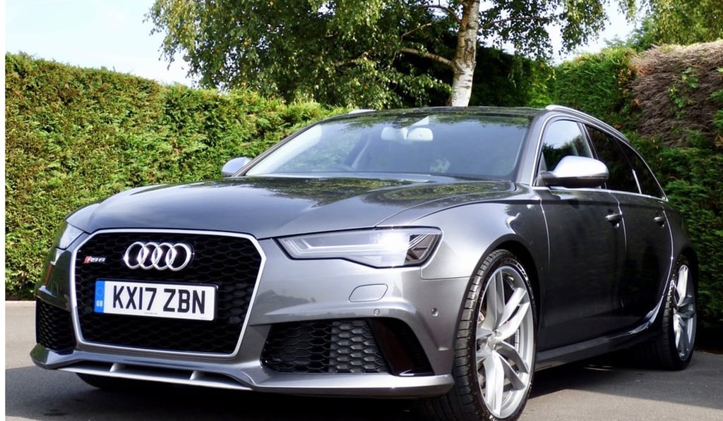 Prince Harry's Audi RS6 Avant estate car, which he used to drive Meghan Markle to Pippa Middleton’s wedding last year, is for sale on the online car marketplace Auto Trader. Photo: Auto Trader