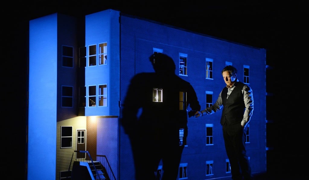 Robert Lepage performs in 887, based on the Canadian theatre director’s childhood, at the 2019 Hong Kong Arts Festival. Photo: Hong Kong Arts Festival Robert Lepage performs in 887, based on the Canadian theatre director’s childhood, at the 2019 Hong Kong Arts Festival. Photo: Hong Kong Arts Festival