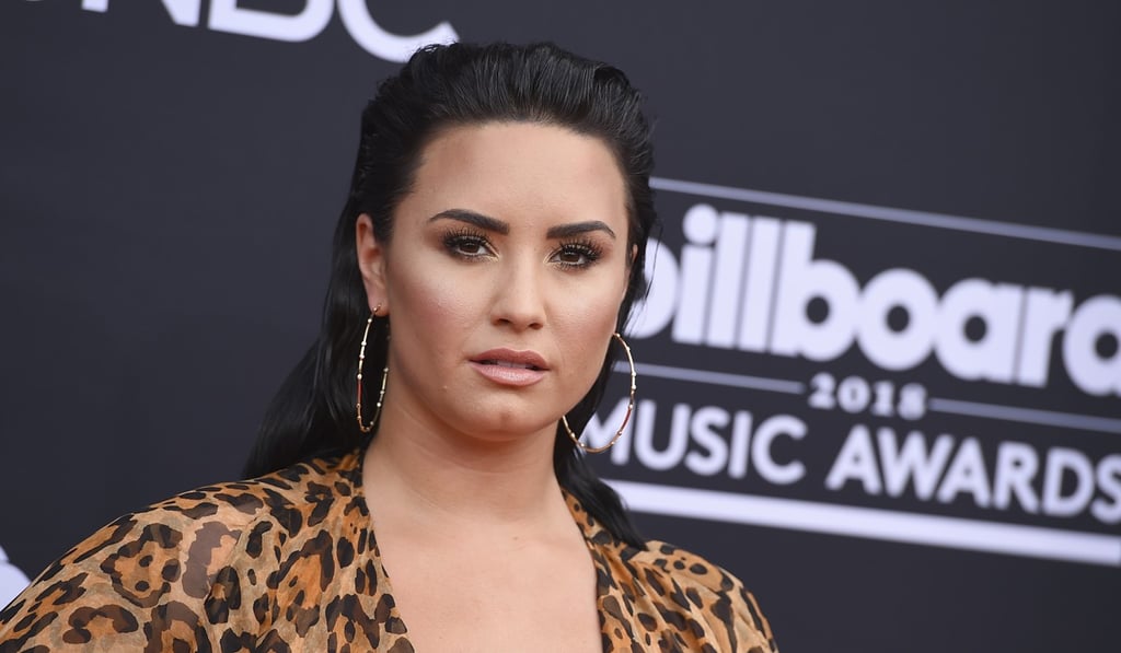 Lovato at the Billboard Music Awards in Las Vegas in May. Photo: AP