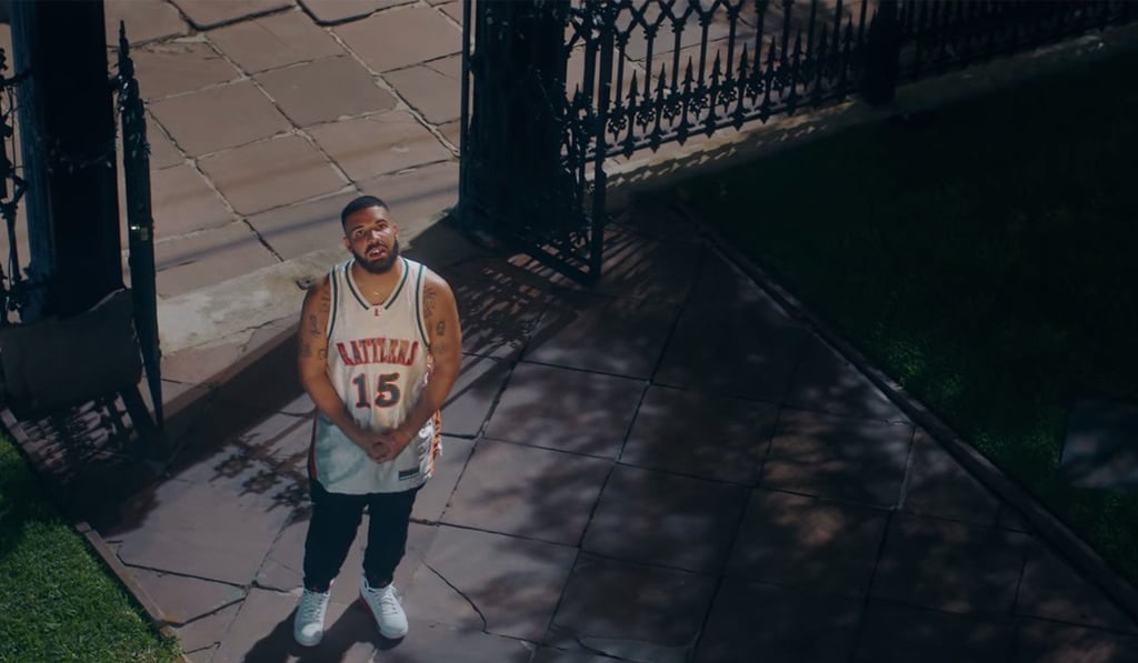 Drake starring in the In My Feelings video clip.