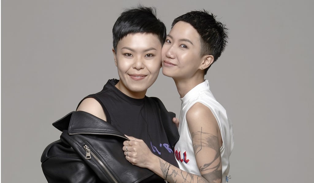 Eman Lam (left) with Loo of at17.
