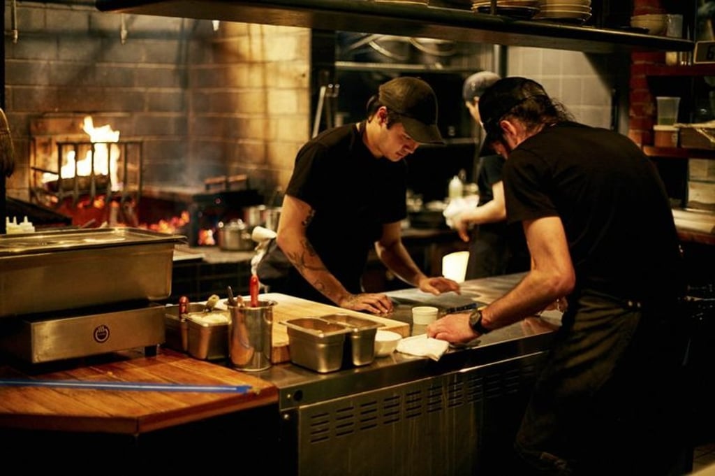 Open-fire cooking is a signature of the menu at the New York restaurant Mettā. Photo: Victor Garzon Open-fire cooking is a signature of the menu at the New York restaurant Mettā. Photo: Victor Garzon