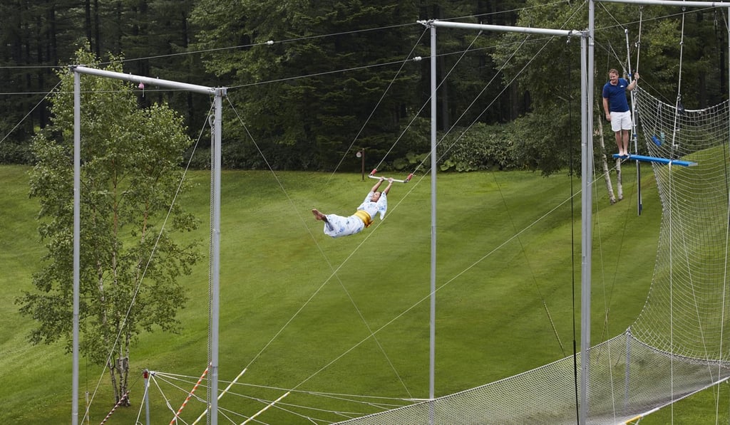 Guests can try their hand at trapeze. Picture: Club Med Tomamu