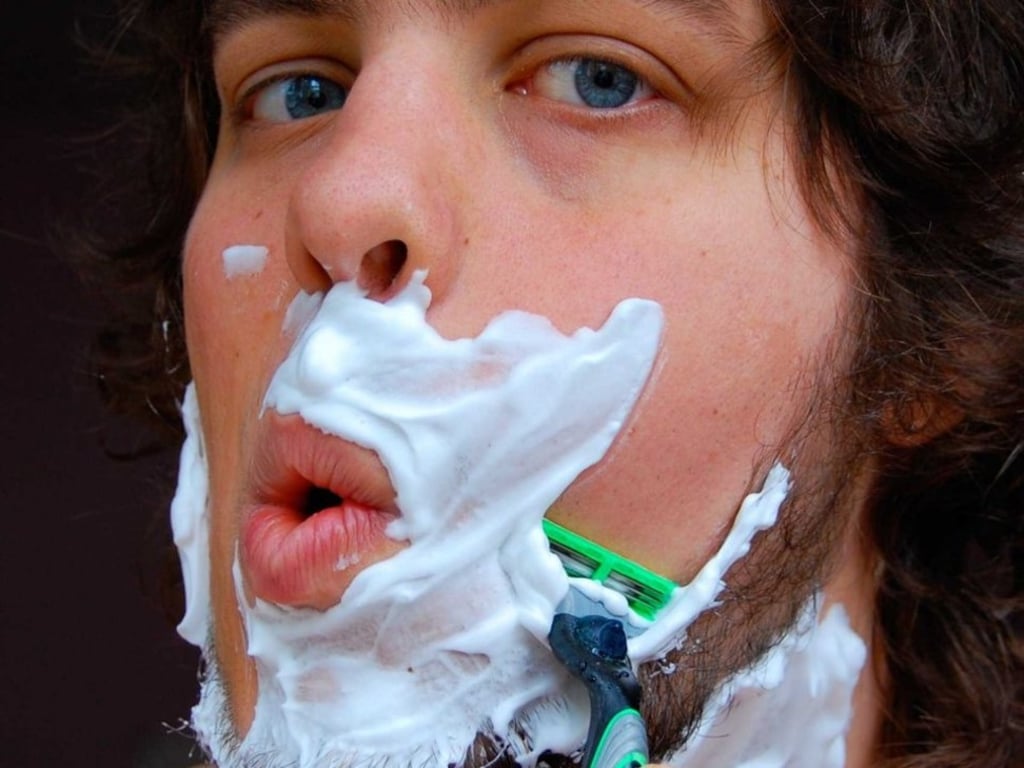 Studies show the average number of times men shave each month has fallen from 3.7 to 3.2 over the past 10 years, which has led to razor sales falling, too. Photo: Blogtrepreneur