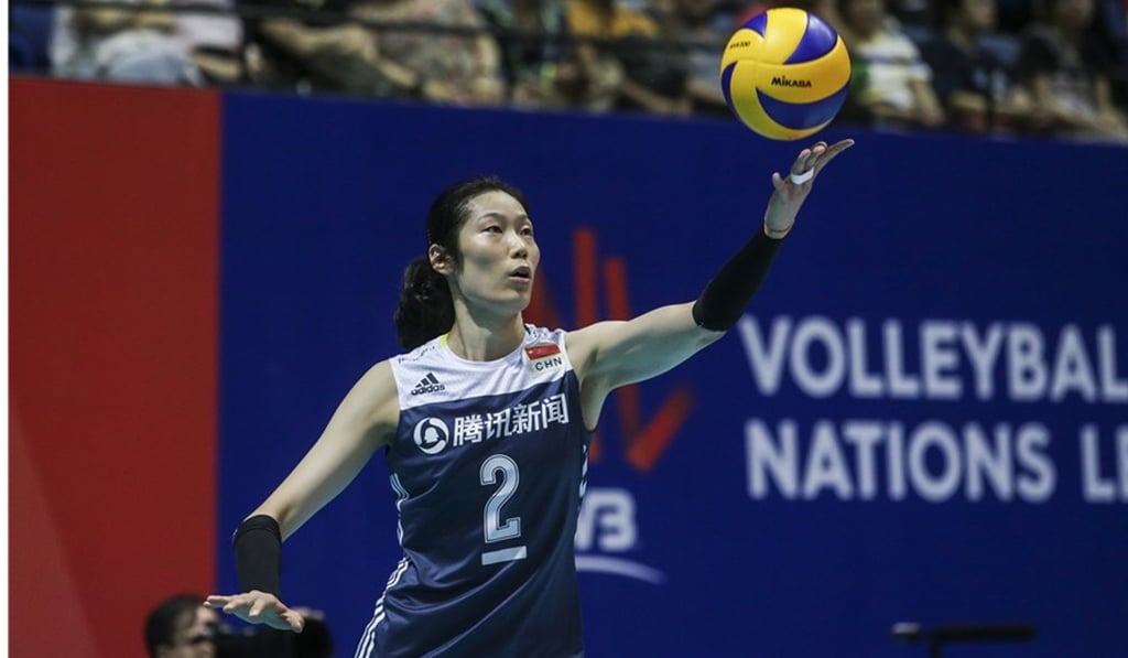 China volleyball captain Zhu Ting. Photo: Handout