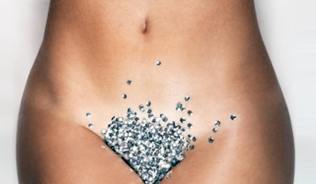 Decorate your private parts with crystals.