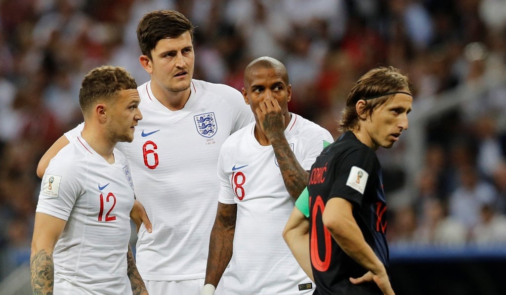 Kieran Trippier (left) and Harry Maguire (second left) were two of England’s bets players at the World Cup. Photo: Reuters
