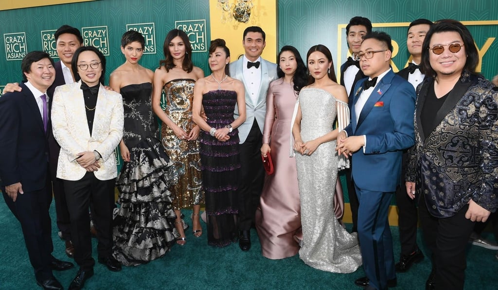 The cast of Crazy Rich Asians. Photo: AFP