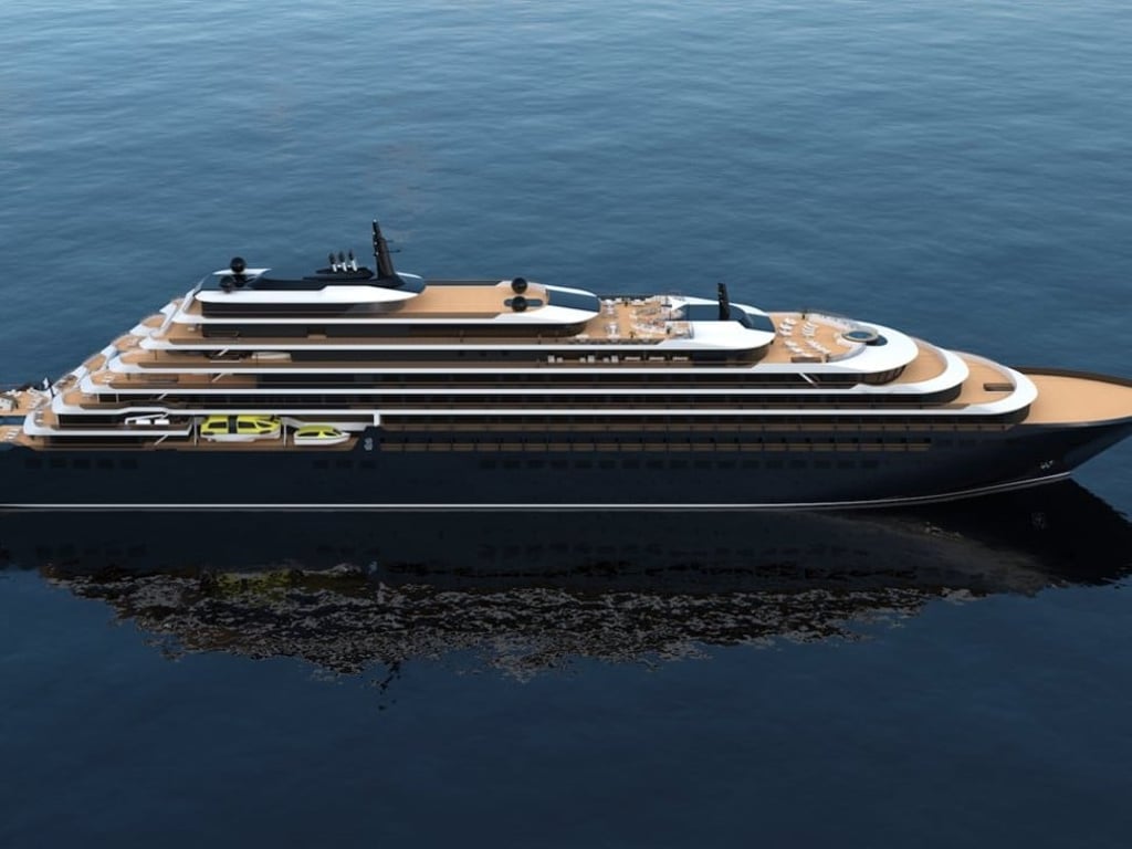 The Ritz-Carlton cruise ships will boast no fewer than 10 decks. The Ritz-Carlton cruise ships will boast no fewer than 10 decks.