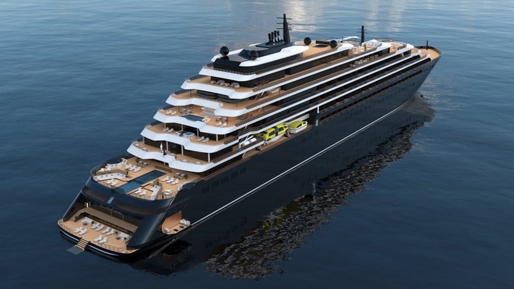 The third deck will include a Marina, where guests can sunbathe or enjoy a dip in the ocean. The third deck will include a Marina, where guests can sunbathe or enjoy a dip in the ocean.