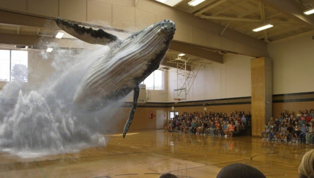 Magic Leap reportedly produces holograms to this scale. Photo: Magic Leap