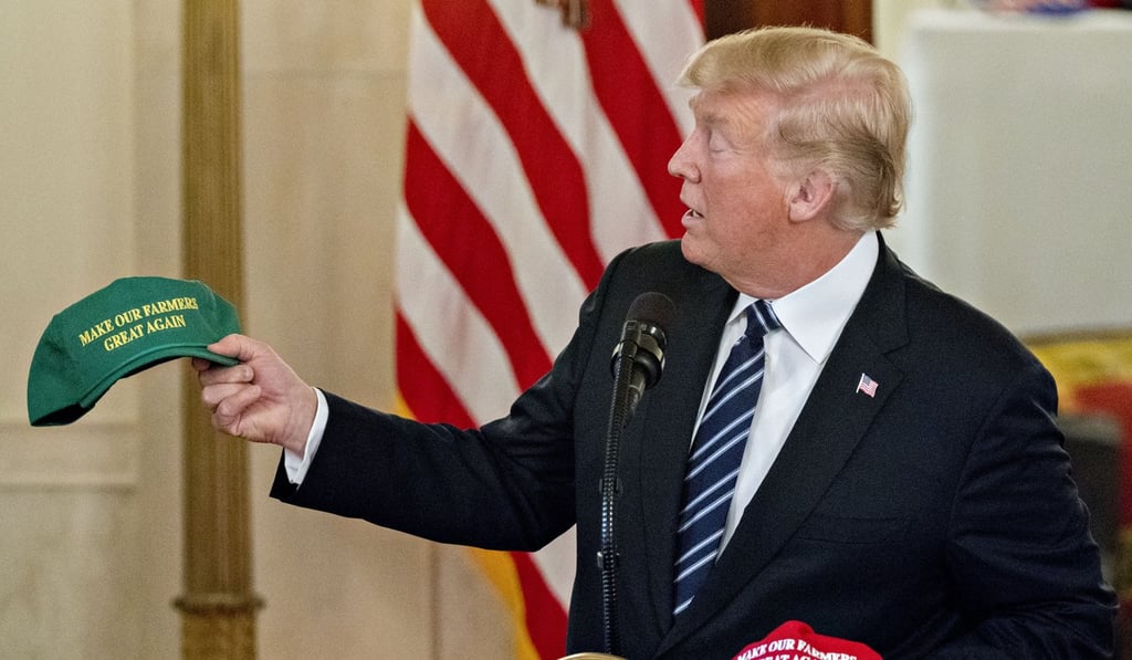 US President Donald Trump’s administration plans to offer aid of US$12 billion for farmers caught in the trade war. Photo: Bloomberg