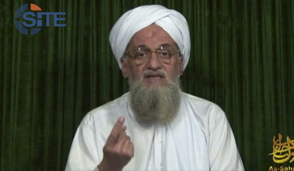 Al-Qaeda's leader Ayman al-Zawahri. File photo: AP