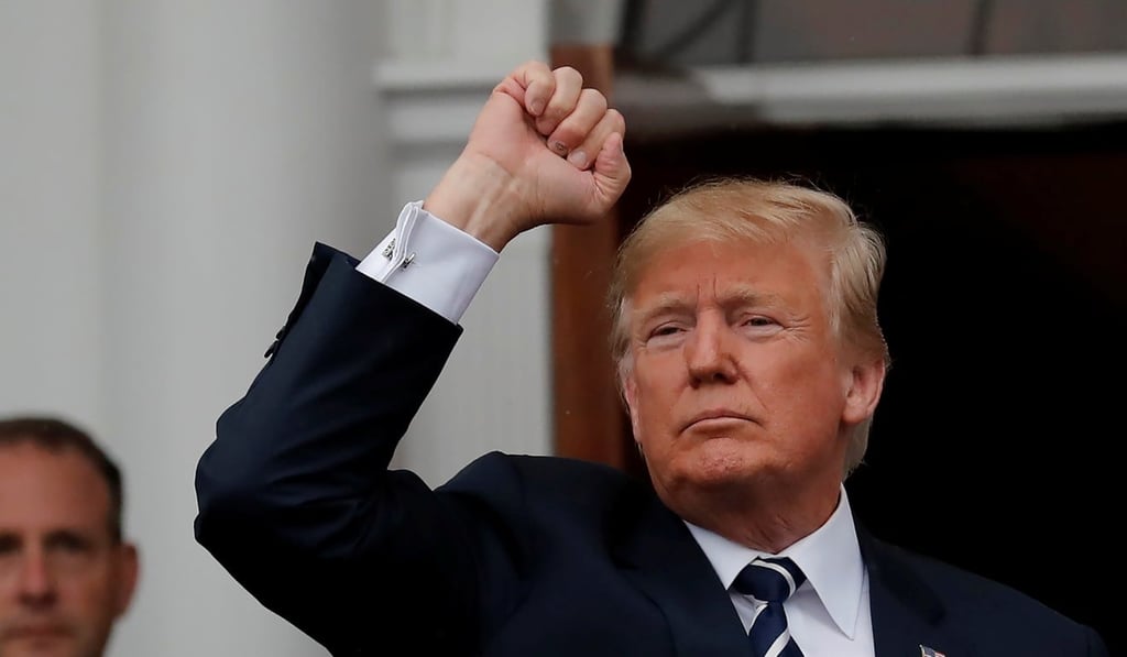 US President Donald Trump, seen on Monday, had derided Strzok as part of his attempts to attack the investigation into alleged collusion between his election campaign and Russia. Photo: Reuters