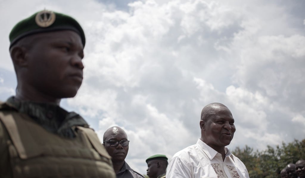 Russia provides security for President Faustin-Archange Touadera of Central African Republic. Photo: AFP