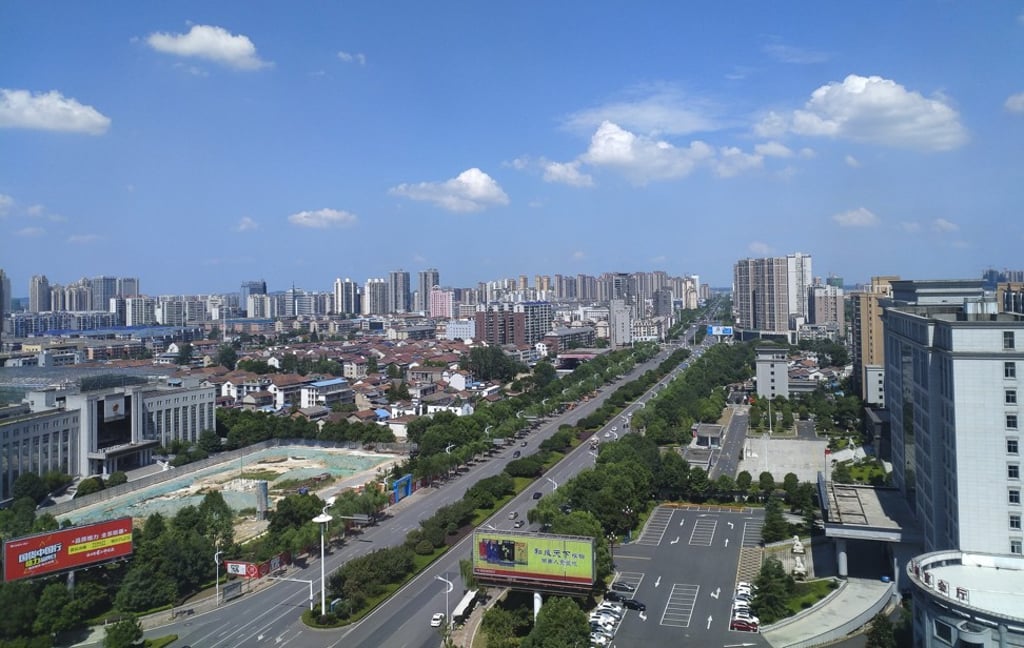 Changde, a city of 6 million, has been pursuing debt-driven growth like many other places in China. Photo: Frank Tang