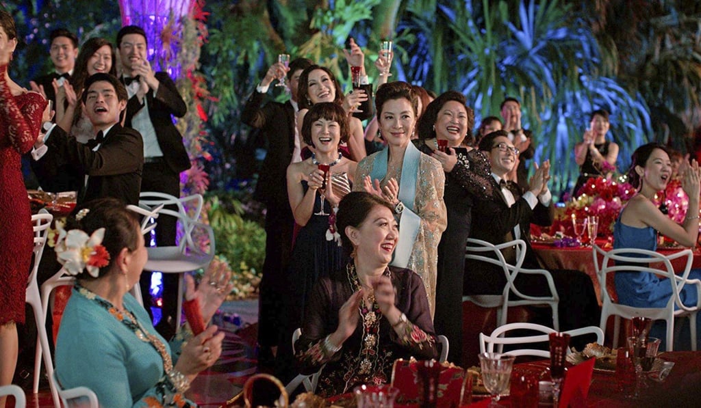 Michelle Yeoh (centre) in a scene from Crazy Rich Asians. Its all-Asian cast of characters initially put Hollywood off adapting Kevin Kwan’s bestselling novel for the big screen, an insider told one of the film’s producers.