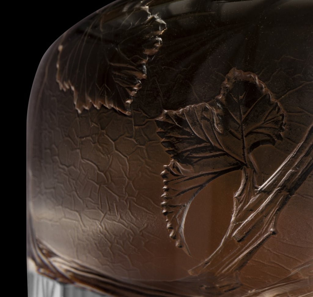 The decanter was created using an ancient glassmaking technique. Photo: Karine Faby