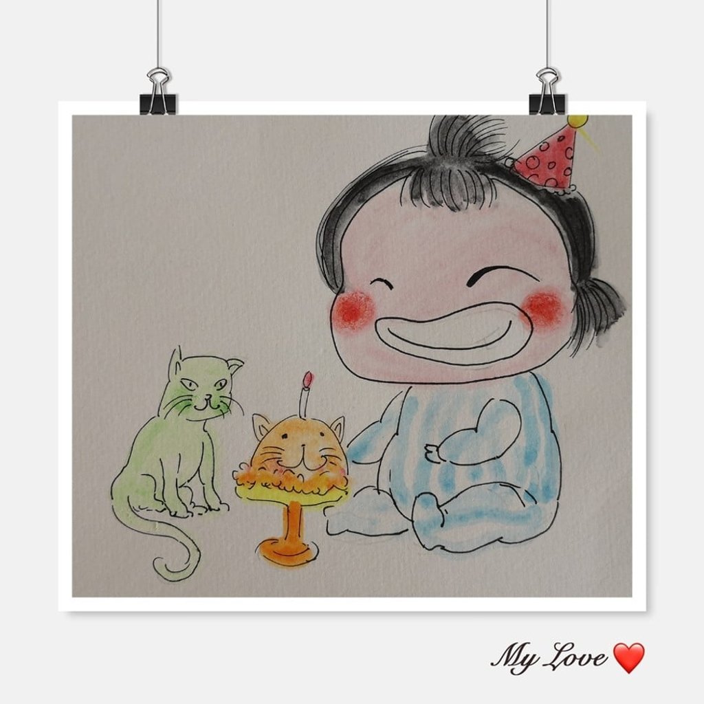 A self-portait by Zhu Ya. Photo: Handout