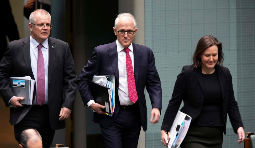 Australia’s Prime Minister Malcolm Turnbull arrives at parliament after narrowly surviving a leadership challenge. Photo: AFP Australia’s Prime Minister Malcolm Turnbull arrives at parliament after narrowly surviving a leadership challenge. Photo: AFP