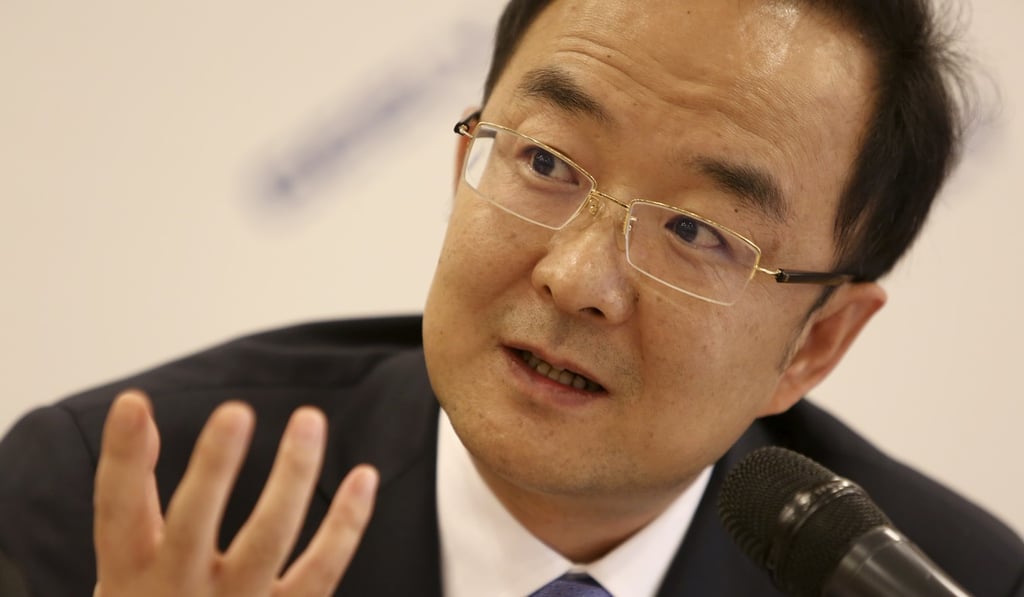 Zhejiang Geely Holding Group president An Conghui expects Lynk & Co’s production capacity and sales to grow substantially next year. Photo: Jonathan Wong