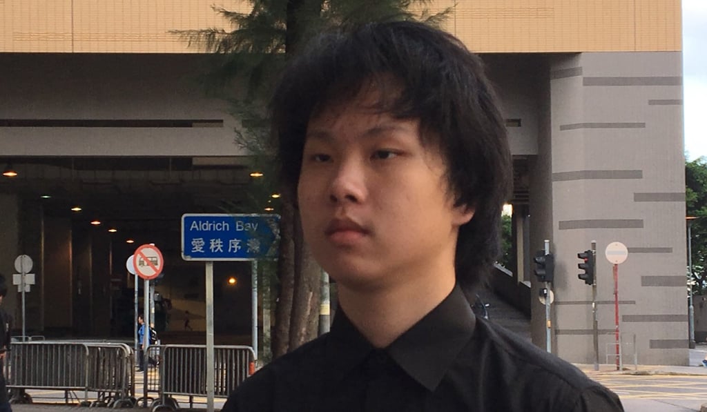 Lau Hong outside the court. Photo: Jasmine Siu.