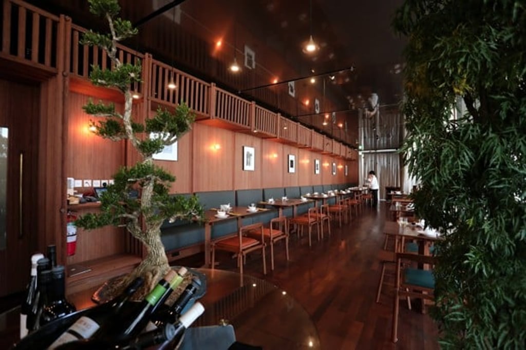 Interior of the restaurant. Photo: Jonathan Wong