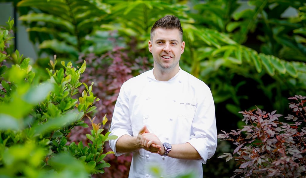 English chef Kirk Westaway reinvents British cuisine at Jaan restaurant at Singapore’s Swissôtel The Stamford. English chef Kirk Westaway reinvents British cuisine at Jaan restaurant at Singapore’s Swissôtel The Stamford.