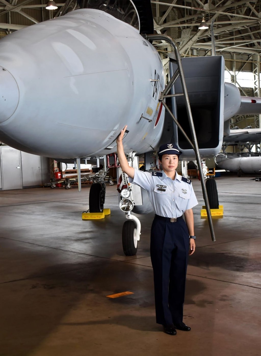 First Lieutenant Misa Matsushima. Photo: AFP