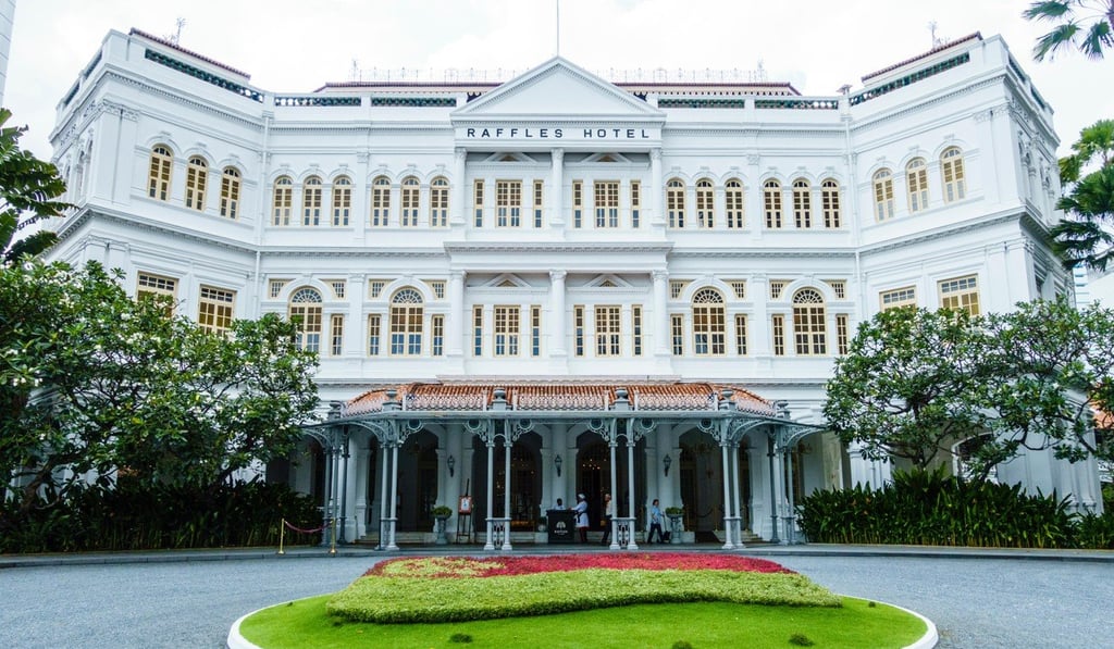 Raffles is off limits until early next year, when the ongoing renovation is due for completion. Picture: Alamy