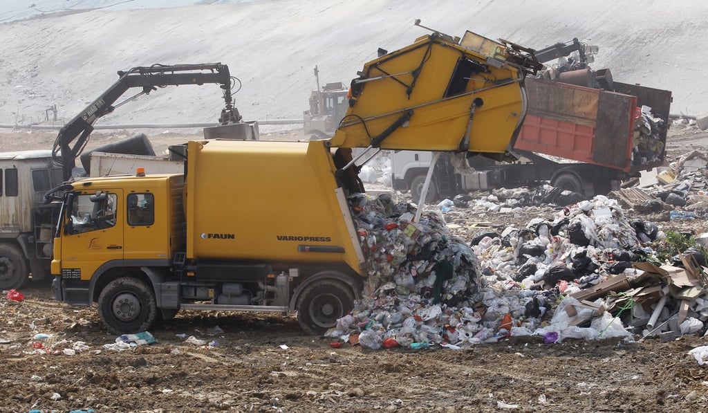 Plastic last year comprised one-fifth of the 10,345 tonnes of municipal waste sent daily to Hong Kong’s landfills. Photo: Edward Wong